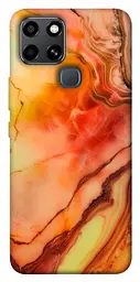 Чохол Demsky Червоний корал мармур для Infinix Smart 6