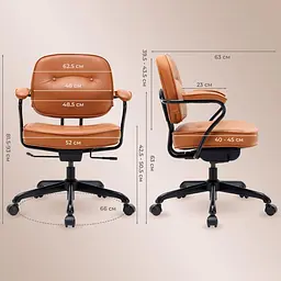 Офісне крісло Sihoo L3 PVC Brown (L3D-M101) - мініатюра 11