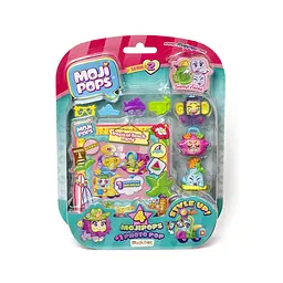 Ігровий набір Moji Pops S2 – Фотосесія, 4 фігурки, аксесуари