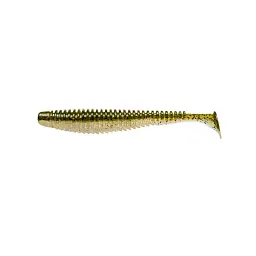 Силікон FishUP U-Shad 3" #202 - Green Pumpkin/Pearl (9 шт/уп)