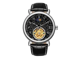 Чоловічий наручний годинник 8271 Silver-Black Winner acs0029762 - мініатюра 2