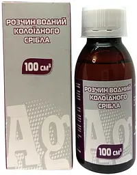 Розчин водний колоїдного срібла 100 мл "Наноматеріали та Нанотехнології"