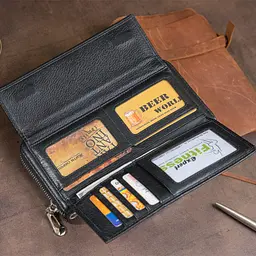 Жіночий шкіряний гаманець ST Leather 20х10х2 см acs0015391 - мініатюра 7