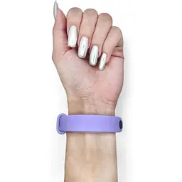 Силіконовий ремінець BeCover для Xiaomi Mi Smart Band 9 Lilac (711960) - мініатюра 5