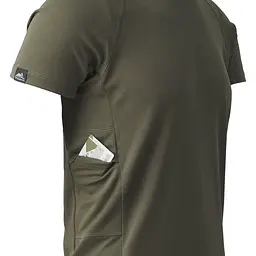 Термоактивна футболка Helikon-Tex Functional T-shirt - Quickly Dry - Olive Green, розмір L - мініатюра 3