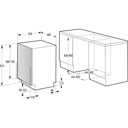 Посудомийна машина GORENJE GV520E15 (WQP8-7712R) - мініатюра 6