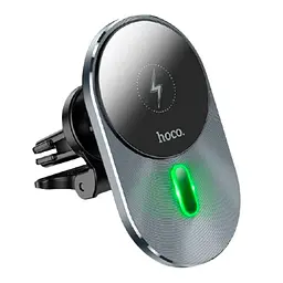 Автотримач із бездротовою зарядкою Hoco CA91 Magic Car Wireless Charger (753465) [64185] - мініатюра 1