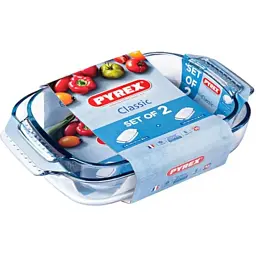 Форма для випікання Pyrex Classic прямокутна набір 2 шт 2.6 л 1.9 л (912S967/7045) - мініатюра 3