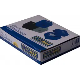 Точилка Buromax CUBE RUBBER TOUCH пластиковий корпус контейнер (BM.4757-1) - мініатюра 5