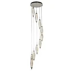 Світильник підвісний LED Levistella 7813142-10 CH, 36W, 3000K, хром, метал, для вітальні - мініатюра 2