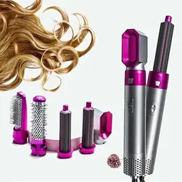 Фен-мультистайлер для укладання волосся No brand Hot AIR Styler Рожевий (1771627973) - мініатюра 4