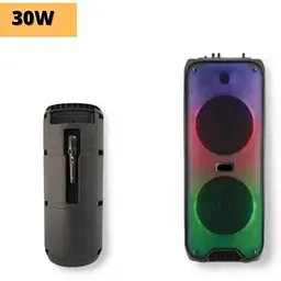 Портативна колонка бумбокс XPRO RX-8250 валіза 30Вт USB SD FM радіо Bluetooth 1 мікрофон ДУ (MER-15666) - мініатюра 2