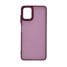 Противоударный чехол для Samsung Galaxy A06 (A065), Frame, бордовый, панель-накладка, термополиуретан TPU + поликарбонат PC, защита всего корпуса, защита кнопок и камеры, устойчив к деформациям, ArmorStandart (ARM84799)