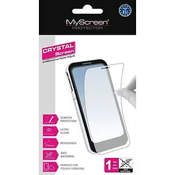 Захисна плівка MyScreen iPhone 4/4S Crystal antiBacterial (глянсова) (SPMSIPHONE4SCAB)