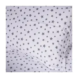 Постільна білизна MirSon 016 White Stars Фланель 143х210 полуторний (2200009652103) - мініатюра 5