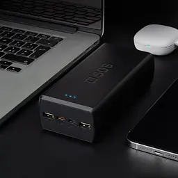 УМБ SBS 30000mAh 20W PD,QC, 2xUSB-A, 2xUSB-C Black - мініатюра 4