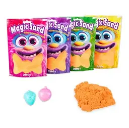Кінетичний пісок Magic Sand помаранчевий 200 г - мініатюра 2