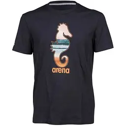 Футболка Arena T-Shirt Solid Cotton Black S (1097-006390-750 S)
