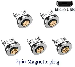 7-контактний магнітний конектор Micro USB для швидкого заряджання та передавання даних - мініатюра 4