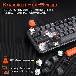 Клавіатура Meetion MK14 Black (MT-MK14-A-RUA) - мініатюра 7
