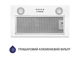 Витяжка Minola HBI 5722 WH 1200 LED - мініатюра 6