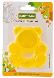 Прорізувач з водою Baby Team Ведмедик, жовтий (4004) - мініатюра 2