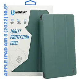 Чохол до планшета BeCover Smart Case Apple iPad Air 5 (2022) 10.9" Dark Green (710772) - мініатюра 1