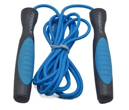 Скакалка PowerPlay 4204 Classic Jump Rope Блакитна 2,7 м (PP_4204_Blue) - мініатюра 5