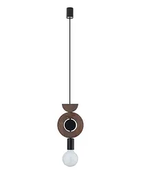 Світильник підвісний Nowodvorski 11176 Drops Wood D E27 1x25W IP20 Br