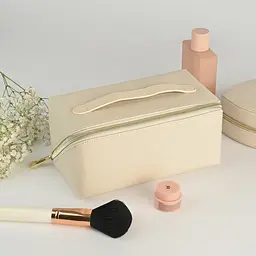 Органайзер-косметичка МВМ My Home Пектораль 210х110х105 мм бежевий (FH-57 BEIGE) - мініатюра 4