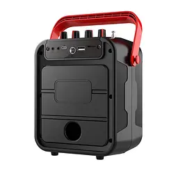 Портативна акустика Borofone BP7 Cool karaoke BT speaker 10W караоке з мікрофоном бездротова чорна - мініатюра 7