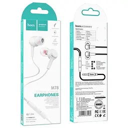 Навушники Hoco M80 Original series earphones display set (комплект 20 штук) - мініатюра 2