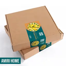 Настенные часы AMIRI HOME Лимоны 28 см. бесшумные без стекла (VG1008)  - миниатюра 4