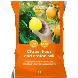 Торфосуміш Seklos Agronom для цитрусових рослин інжиру та кротонів 4 л (904040)