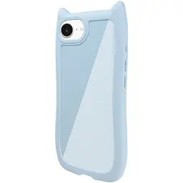 Чохол TPU GETMAN Cat with straps для Apple iPhone 16e / 17e (6.1) Blue - мініатюра 2