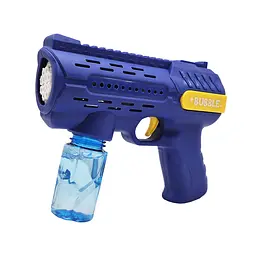 Мильні бульбашки Пістолет QW026Blue 17 см зі світлом