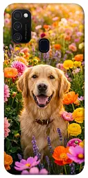 TPU чохол Demsky Flowery labrador для Samsung Galaxy M30s / M21