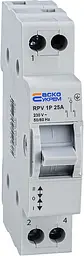 Ручний перемикач вводу (І‑0‑ІІ) 1P 25A RPV АСКО‑УКРЕМ (A0010220001) - мініатюра 2