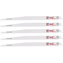 Полотно для шабельних пил THIN KERF MILWAUKEE, 300х3,1/2,1мм, (5шт), (универсальні)