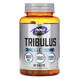 Стимулятор тестостерону Sports Tribulus 1000 mg, 90 таблеток NOW fit0012830