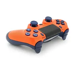 Геймпад джойстик DoubleShock Wireless PS4 Double Motor Vibration DUALSHOCK 4 Orange-Blue - мініатюра 1