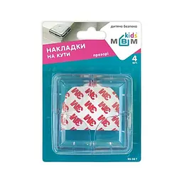 Накладки на кути MBM Kids 4 шт прозорі (BS-03 T) - мініатюра 2
