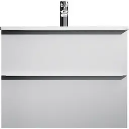 Тумба з умивальником Am.Pm X-Joy S підвісна 80 см 2 ящики білий MTA-FHX0802WG-WCC0802WG, Білий
