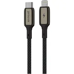 Кабель Proove Dense Metal USB-С to Lightning 27W 1m Black(CCDM27002101) [130316]