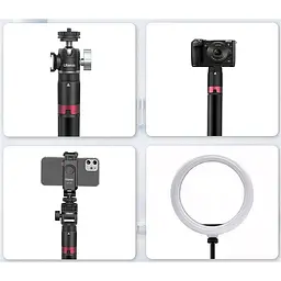 Штатив Ulanzi AT-01 Offset Tripod UV-T052 Black - мініатюра 4
