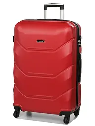 Валіза велика L Madisson Snowball 32303 пластикова 105л Червоний