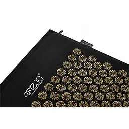 Килимок акупунктурний з подушкою 4FIZJO Ergo Mat Аплікатор Кузнєцова Black/Gold (P-5907739313881) - мініатюра 5