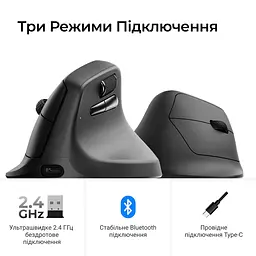 Миша бездротова Keychron M5 WL Black (M5-A23) - мініатюра 7