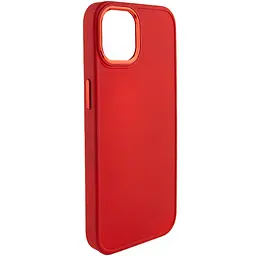 TPU чохол Bonbon Metal Style для Apple iPhone 14 (6.1) Червоний / Red