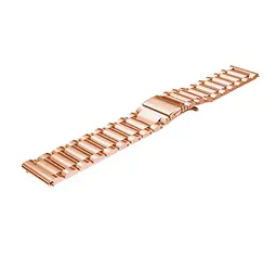 Металевий ремінець Primo для годинника Samsung Gear S3 Classic SM-R770/Frontier RM-760 Rose Gold - мініатюра 4